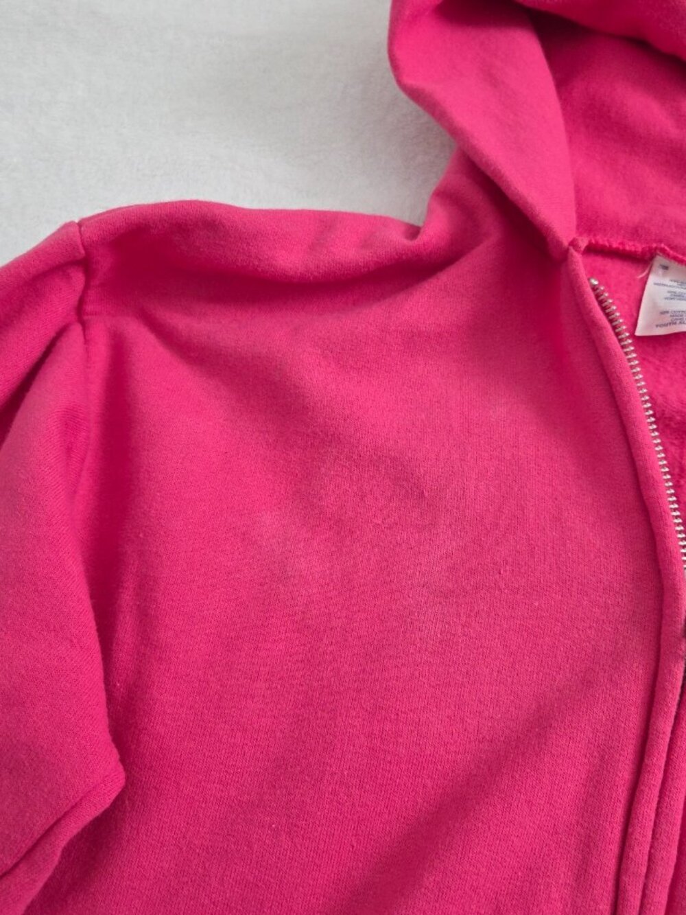 Vtg US Open Pink Hoodie Youth XL Tennis Athleisure Preppy Y2K Sporty Full Zip - Picture 11 of 16